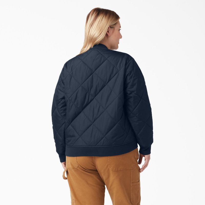 Dickies Women's Plus Quilted Bomber Jacket, 2 of 4