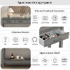 Dexmalle 62.2'' Farmhouse Entryway Table with 3 Drawers - 4 of 4
