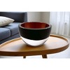 HomeRoots 6" Brown Mouth Blown Crystal Thick Walled Bowl - 2 of 4