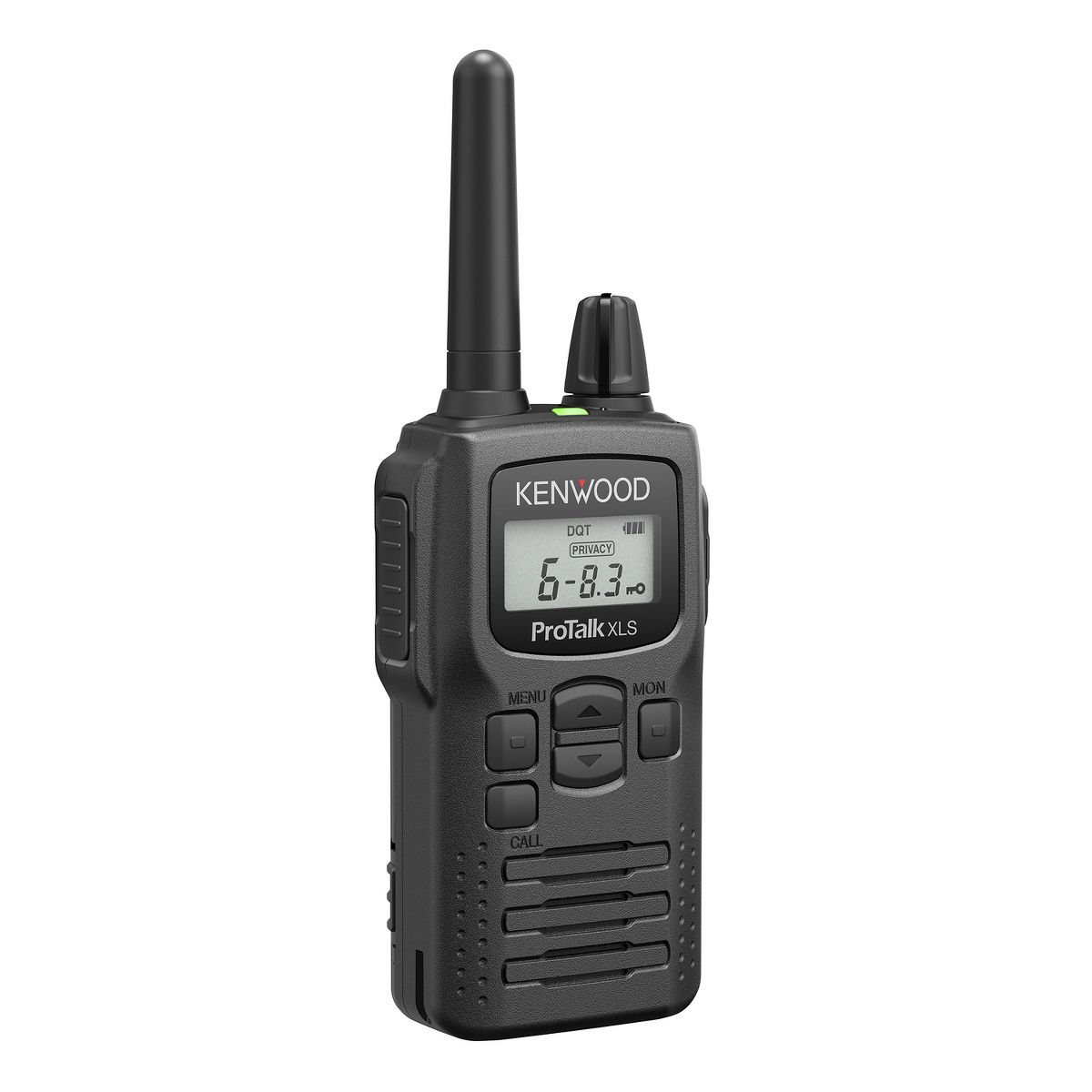 KENWOOD® ProTalk® 2-Watt 6-Channel Compact UHF 2-Way Radio, PKT-300 in Gray