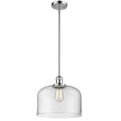 Bell - 1 Light Mini Pendant In Industrial Style-13 Inches Tall and 12 Inches Wide