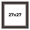 PosterPalooza | Square 3.5" Wide Ornate Black Frame - UV Acrylic, Foam Board Backing, Hanging Hardware - 2 of 4