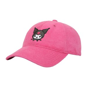 Kuromi Character Art Women's Pink Baseball Cap-OSFA - 1 of 4