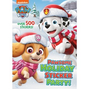 Pawsome Holiday Sticker Party! (Paw Patrol) - by  Golden Books (Paperback) - 1 of 1