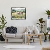 Stupell Industries Horses in Spring Meadow Black Framed Floater Canvas Wall Art - 2 of 4