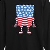 Boys' - SpongeBob SquarePants - Silhouette Stars Stripes Long Sleeve Graphic T-Shirt - 2 of 4