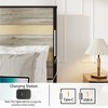 LOVMOR Full Queen King Size Platform Bed Frame with LED Lights, Charging Station, No Box Spring Needed, Easy Assemble - 4 of 4