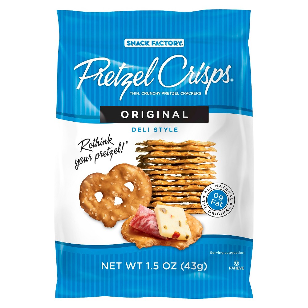 UPC 049508001201 product image for Snack Factory Pretzel Crisps Original 1.5 oz | upcitemdb.com