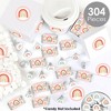 Big Dot of Happiness Hello Rainbow - Boho Baby Shower and Birthday Party Candy Favor Sticker Kit - 304 Pieces - 2 of 4