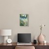 Art Remedy Green Moss Monet Garden Green Abstract Wall Art Framed - 2 of 4