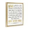 Stupell Industries Love Is Patient Psalm Floating Frame Canvas Art - 2 of 4