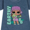 - LOL Surprise! - Earthy BB Graphic Short Sleeve Fleece Dress - 2 of 4