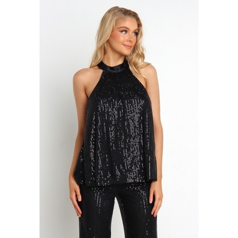 Petal And Pup Women's Cece Top - Black 12 : Target