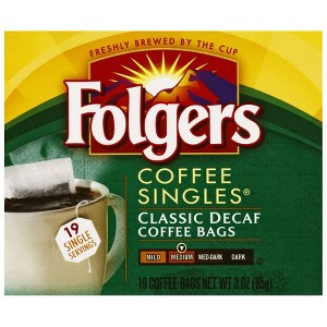 Folgers Coffee Singles Classic Decaf19.0ea - 1 of 1