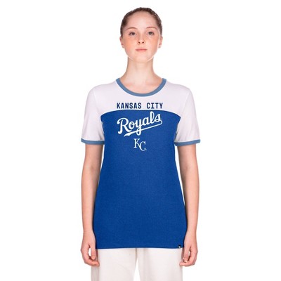 MLB Kansas City Royals Women's Bi-Blend Ringer T-Shirt