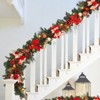 Christmas Norfolk Pine Garland,Realistic Cedar Garland Artificial Pine Cypress Vines,Greenery Garlands for Holiday Xmas Indoor Mantle Decor - 3 of 4