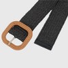 Anna-Kaci Stylish Straw Belt with Woven Buckle - 4 of 4