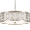 Crystorama Lighting Graham 6 - Light Pendant in  Antique Silver - image 3 of 3