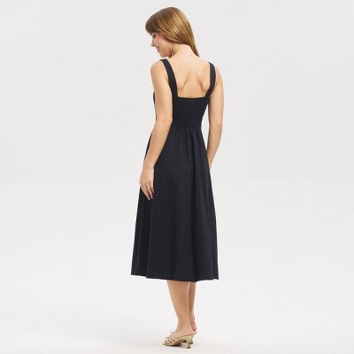 Женские платья A New Day Women's Midi Dress - A New Day™ Black M — фото 2