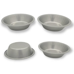 Handy Housewares 5" Tin Non-Stick Mini Pie Pans Set of 4 - Great for Desserts, Fruit Pies, Pot Pies and Quiches - 1 of 3