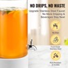 VEVOR Beverage Dispenser, 2 Gallon Drink Dispensers for Parties, Glass Juice Dispenser with Stainless Steel Spigot - 4 of 4