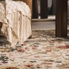 Hauteloom Neola White/Brown Damask Area Rug - 4 of 4