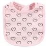 Hudson Baby Infant Girl Cotton Bib and Sock Set 5pk, Little Lamb, One Size - 3 of 4