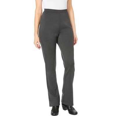 Woman Within Plus Size Bootcut Ponte Stretch Knit Pant