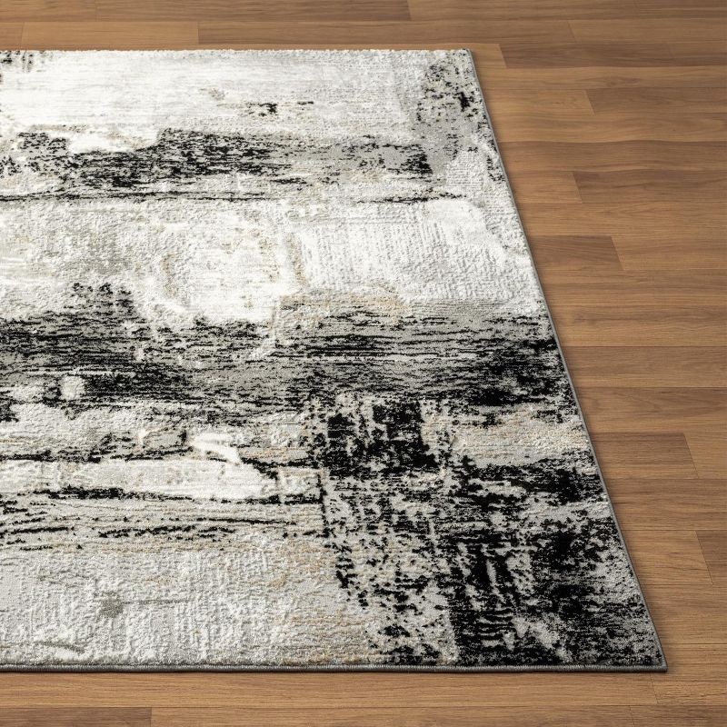Luxe Weavers Distressed Abstract Area Rug, Non-Shedding Carpet, 5 of 13