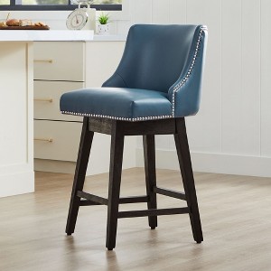 Spruce&Spring Counter Height Swivel Barstool Set of 2 - 1 of 4