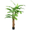 vidaXL Lifelike Artificial Banana Tree with Pot – 114.2"-118.1" Tall – Green Indoor Decorative Plant for Home - 2 of 4