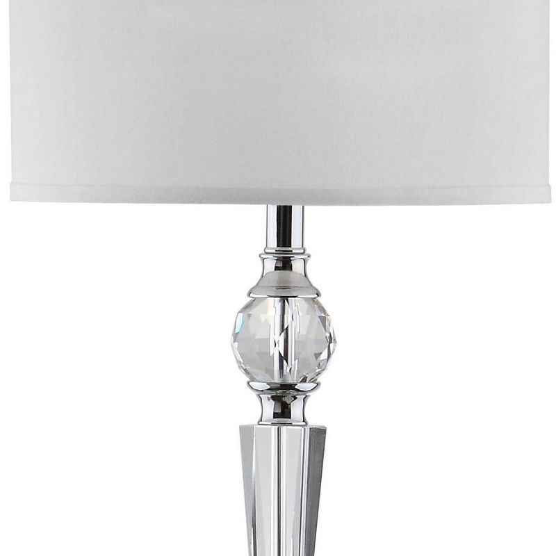 Savannah 60 Inch H Floor Lamp - Clear/Chrome - Safavieh, 5 of 6