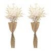 Faux Chrysanthemum Bouquet – 27"H – Beige Bleached Floral Stems – By Melrose - 3 of 3