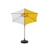 MaseiKar 7.5FT Outdoor Patio Umbrella Market Table Sun Shade – Tilt Crank, 6 Steel Ribs, Contrast Color Canopy, Heavy-Duty for Deck, Backyard, Garden - 2 of 4