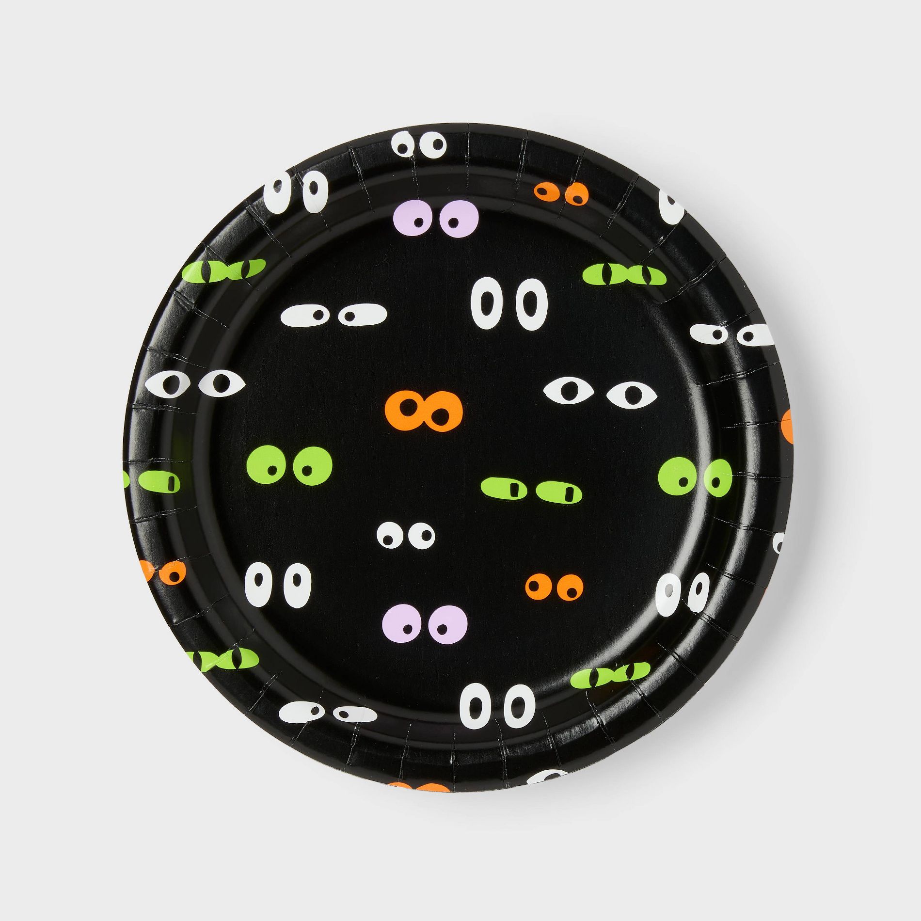 20ct Halloween Eyes Snack Paper Plate - Spritz™