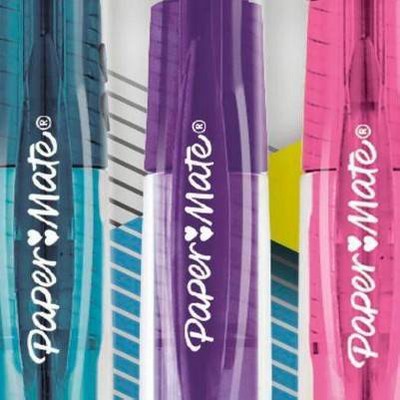 Paper Mate Clear Point 3pk #2 Mechanical Pencils with Eraser &#38; Refill 0.7mm Assorted Colors