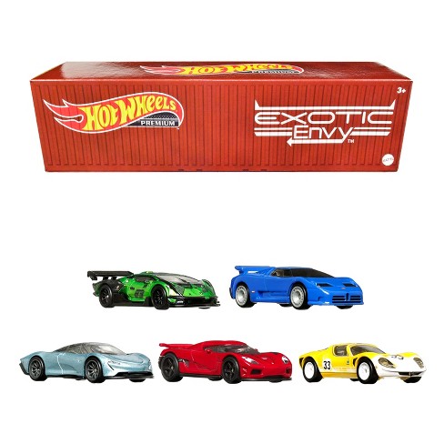 Korrespondance Soaked Framework 2022 Premium Car Culture Mix 4 "exotic Envy" 5 Piece Set With Container  "car Culture" Series Diecast Model Cars By Hot Wheels : Target