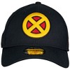 Adult X-Men Symbol Black Costume New Era 39Thirty Fitted Hat - 2 of 4