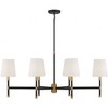 Savoy House Brody 6 - Light Chandelier in  Matte Black/Warm Brass - 2 of 4