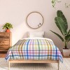 Deny Designs Marta Barragan Camarasa Rainbow Check Bliss Twin/Twin XL Comforter and Sham Set (2-3pc Set) - 3 of 4