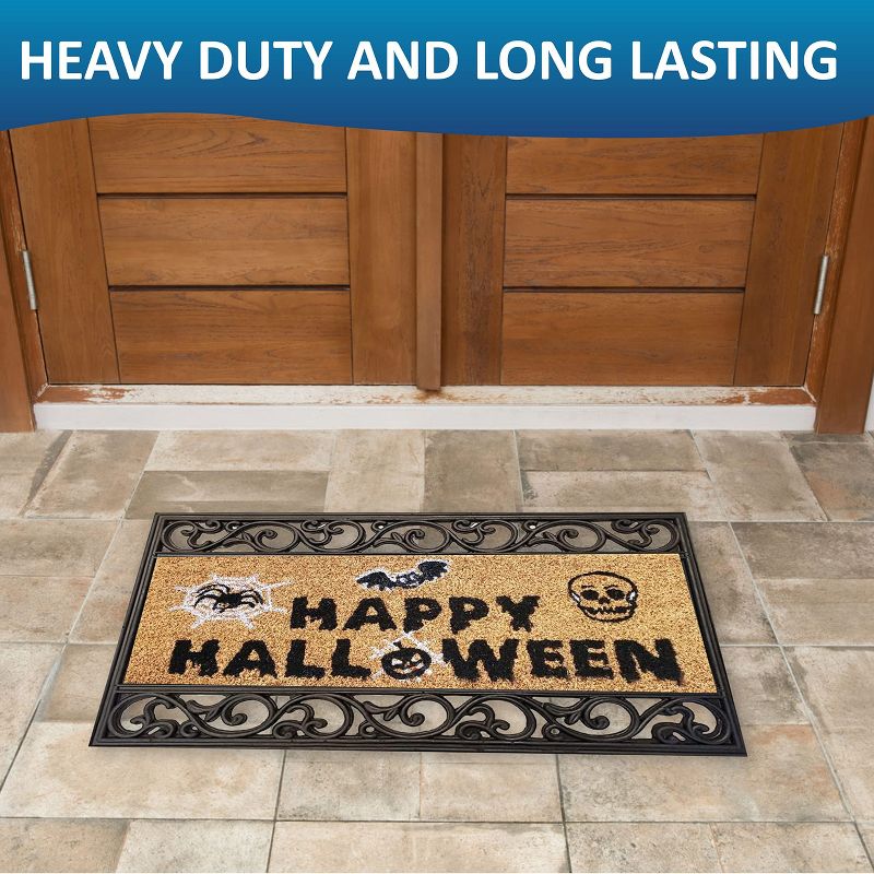 KOVOT Holiday's Interchangeable Doormat, Includes 5 Interchanging Welcome Mats Made from Natural Coir & 1 Rubber Tray - 30" x 18", 2 of 7
