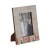 Boho Floral Picture Frame - Decorative Photo Frame with Resin Accents - Vintage Aesthetic for Home, Office, Bedroom, Living Room - 2 of 4