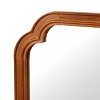 Okak Modern Rounded Corner Decorative Wall Mirror for Entryway,Bathroom,Solid Wood Home Decor Vanity Mirror for Bedroom - 4 of 4