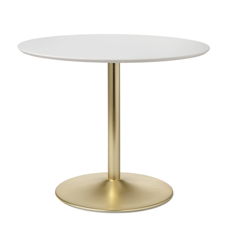Hillboro Round Dining Table Metal Base - Buylateral, 1 of 12