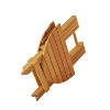 VYNXARIA Foldable & Adjustable Outdoor Acacia Wood Side Table - Teak Finish for Versatile Patio & Garden Use - 4 of 4