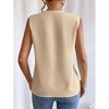 Womens Tank Tops, V Neck Tank Tops for Women Casual Summer, Loose Flowy Tank Tops for Women - 3 of 4