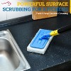 Bison Life 5-Pack Light Duty Cleaning Scrub Pads, Non-Scratch Scouring Pads - White - 4 of 4