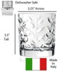 Lorren Home Trends Laurus Crystal Double old fashioned set of 6 - 2 of 4