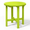 WestinTrends All-Weather Outdoor Patio Round Poly Adirondack Side Table - 3 of 4