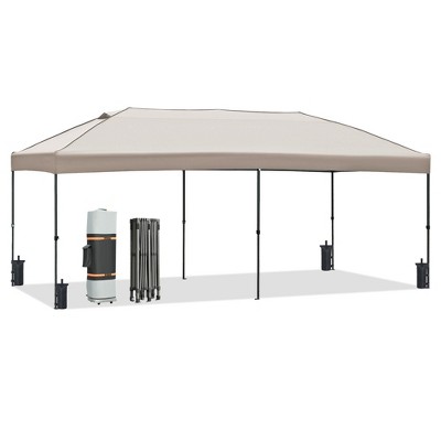 Gsluuk TREXM Pop Up Canopy with Sidewalls, Outdoor Canopy Tent Heavy Duty for Backyard, Wedding Party Tent for Parties with Wheeled Bag